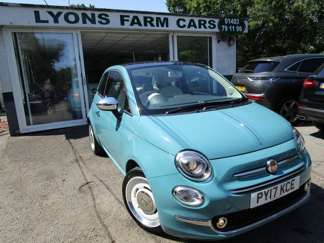 2017 17 Fiat 500 1.2 ANNIVERSARIO 3d 69 BHP NEW SHAPE *RARE SPECIAL EDITION*