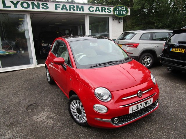 2017 17 Fiat 500 1.2 LOUNGE 3d 69 BHP NEW SHAPE
