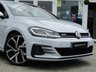 USED 2018 18 VOLKSWAGEN GOLF 2.0 GTD TDI DSG 5d 182 BHP Finished in WHITE SILVER PEARL with contrasting GREY sports interior. This is a low mileage classic HOT HATCH. Comes with LED run Lights, Virtual Dash, SAT NAV, DAB, B/Tooth, 19" ALLOYS, Cruise, Power Folding Mirrors and Park Sensors. Performance as the name suggests is very lively and makes an Ideal quick Family Hatch. Listers Loughborough,VW DEALER serviced at 10447 miles, and at 23725 miles on 29/6/2020.