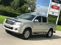 USED 2013 63 TOYOTA HI-LUX 3.0 INVINCIBLE 4X4 D-4D DCB 169 BHP LEATHER + CHOICES OF 7  IN STOCK