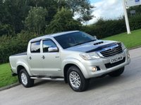 USED 2013 63 TOYOTA HI-LUX 3.0 INVINCIBLE 4X4 D-4D DCB 169 BHP LEATHER + CHOICES OF 7  IN STOCK