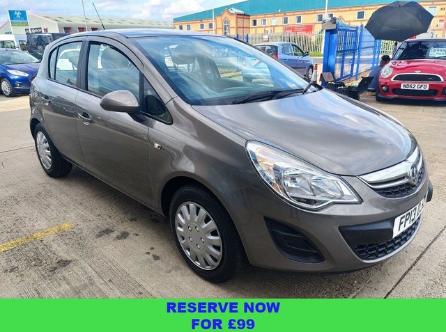 2013 13 VAUXHALL CORSA 1.4 EXCLUSIV AC 5d LOW MILEAGE 12 MONTH MOT AIR CON