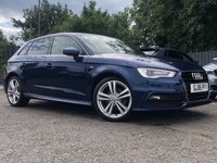 USED 2016 16 AUDI A3 2.0 TDI S LINE NAV 5d 148 BHP 