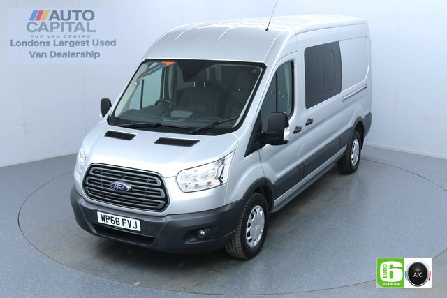 2018 68 FORD TRANSIT 2.0 350 Trend L3 H2 130 BHP 6 Seats Combi Euro 6 Low Emission