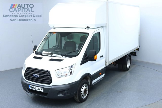 2015 65 FORD TRANSIT 2.2 350 RWD Twin Wheels L4 X-LWB 125 BHP Luton Van