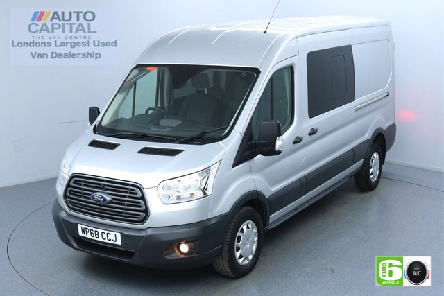 2018 68 FORD TRANSIT 2.0 350 Trend L3 H2 130 BHP 6 Seats Combi Euro 6 Low Emission