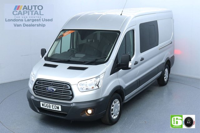 2018 68 FORD TRANSIT 2.0 350 Trend L3 H2 130 BHP 6 Seats Combi Euro 6 Low Emission