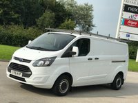 USED 2016 16 FORD TRANSIT CUSTOM 2.2 290 LR P/V 124 BHP FULL SERVICE HISTORY + 2 KEYS
