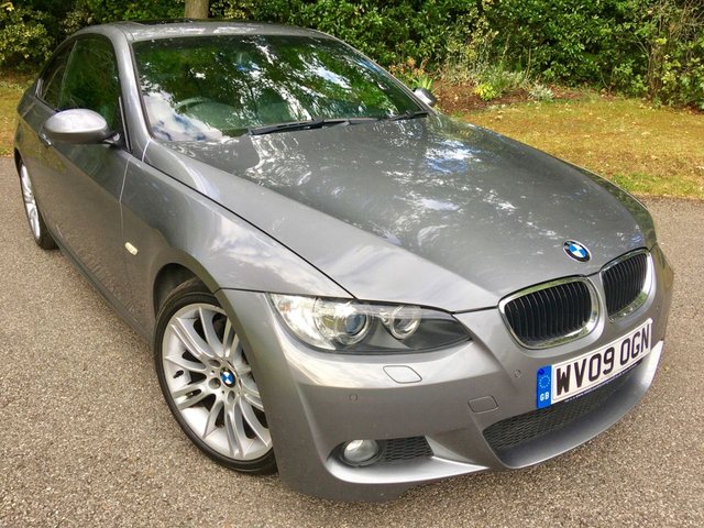 2009 09 BMW 3 Series 2.0 320D M SPORT 2d AUTO 175 BHP SATNAV/FULL LEATHER/X4 NEW BRIDGESTONE RUN FLATS/TILT and SLIDE SUNROOF
