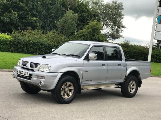 2007 07 Mitsubishi L200 2.5 4WD TROJAN LWB DCB 114 BHP