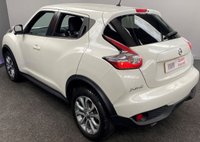 USED 2015 65 NISSAN JUKE 1.5 TEKNA DCI 5d 110 BHP PEARL WHITE/&pound;20TAX/LEATHER/NAV