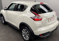 USED 2015 65 NISSAN JUKE 1.5 TEKNA DCI 5d 110 BHP PEARL WHITE/&pound;20TAX/LEATHER/NAV