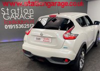 USED 2015 65 NISSAN JUKE 1.5 TEKNA DCI 5d 110 BHP PEARL WHITE/&pound;20TAX/LEATHER/NAV