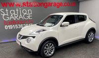USED 2015 65 NISSAN JUKE 1.5 TEKNA DCI 5d 110 BHP PEARL WHITE/&pound;20TAX/LEATHER/NAV