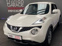 USED 2015 65 NISSAN JUKE 1.5 TEKNA DCI 5d 110 BHP PEARL WHITE/&pound;20TAX/LEATHER/NAV
