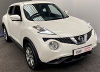 USED 2015 65 NISSAN JUKE 1.5 TEKNA DCI 5d 110 BHP PEARL WHITE/&pound;20TAX/LEATHER/NAV