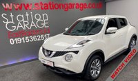 USED 2015 65 NISSAN JUKE 1.5 TEKNA DCI 5d 110 BHP PEARL WHITE/&pound;20TAX/LEATHER/NAV