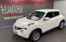 USED 2015 65 NISSAN JUKE 1.5 TEKNA DCI 5d 110 BHP PEARL WHITE/&pound;20TAX/LEATHER/NAV