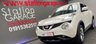 USED 2015 65 NISSAN JUKE 1.5 TEKNA DCI 5d 110 BHP PEARL WHITE/&pound;20TAX/LEATHER/NAV