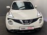 USED 2015 65 NISSAN JUKE 1.5 TEKNA DCI 5d 110 BHP PEARL WHITE/&pound;20TAX/LEATHER/NAV