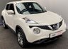 USED 2015 65 NISSAN JUKE 1.5 TEKNA DCI 5d 110 BHP PEARL WHITE/&pound;20TAX/LEATHER/NAV