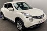 USED 2015 65 NISSAN JUKE 1.5 TEKNA DCI 5d 110 BHP PEARL WHITE/&pound;20TAX/LEATHER/NAV