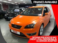 USED 2007 57 FORD FOCUS 2.5 ST-2 3d 225 BHP * AIR CON * ALLOYS * 2 OWNER *  2 KEYS * 10 SERVICE STAMPS * XENON HEADLIGHTS * REAR PARKING SENSORS *