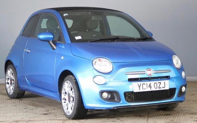 2014 14 Fiat 500 1.2 CONVERTIBLE S (SPORT) 3d 69 BHP