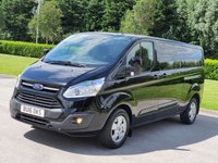 USED 2016 16 FORD TRANSIT CUSTOM 2.2 290 LIMITED LR P/V 124 BHP FULL HISTORY + HEATED SEATS +2 KEYS