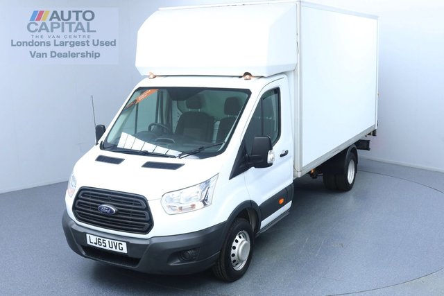 2015 65 FORD TRANSIT 2.2 350 RWD Twin Wheels L4 X-LWB 125 BHP Luton Van