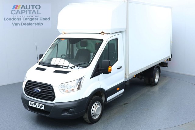2015 65 FORD TRANSIT 2.2 350 RWD Twin Wheels L4 X-LWB 125 BHP Luton Van