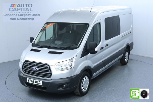 2018 68 FORD TRANSIT 2.0 350 Trend L3 H2 130 BHP 6 Seats Combi Euro 6 Low Emission