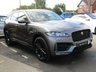 USED 2018 68 JAGUAR F-PACE 2.0 R-SPORT AWD 5d 177 BHP Finished in CORRIS GREY METALLIC with contrasting Full EBONY HEATED LEATHER. This handsome SUV is both fun to drive and practical. Features include BLACK EDITION SPEC, 20" Alloys, Sat Nav, DAB, CRUISE CONTROL, Heated Leather Seats, Electric Boot and much more. Jaguar Norwich Dealer serviced at 22537 miles on 25/9/2019.