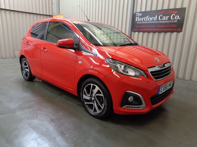 2016 66 Peugeot 108 1.2 PURETECH ALLURE 5d 82 BHP