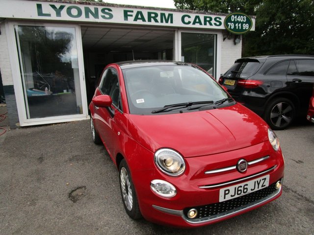 2016 66 Fiat 500 1.2 LOUNGE 3d 69 BHP NEW SHAPE