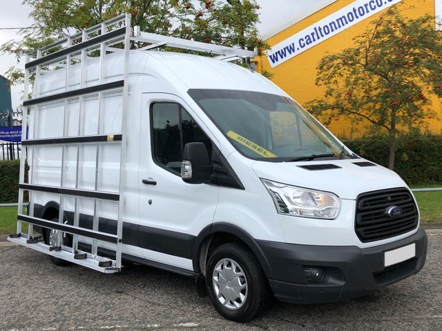 2014 14 Ford Transit 290 TDCi 125 L2 H/R [ GLAZIER FRAIL GLASS CARRIER ] P/V 
