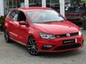 USED 2015 65 VOLKSWAGEN POLO 1.8 GTI 5d 189 BHP Finished in FLASH RED with contrasting retro cloth trim. This Polo is a low mileage car for that extra peace of mind. The Polo is one of the best selling and popular small cars around. It is very comfortable and practical, with a distinct upmarket feel to it. Features include Heated Seats, Rear View Camera, 17" Alloys, DAB, 2 Keys, B/Tooth, Daytime Run Lights and much more. Walkingshaw VW Dealer Serviced at 5132 miles, 14832 miles and at 22842 miles.