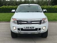 USED 2015 15 FORD RANGER 2.2 LIMITED 4X4 DCB TDCI 4d 148 BHP SAT NAV + LEATHER ** NO VAT **