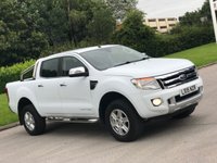 USED 2015 15 FORD RANGER 2.2 LIMITED 4X4 DCB TDCI 4d 148 BHP SAT NAV + LEATHER ** NO VAT **