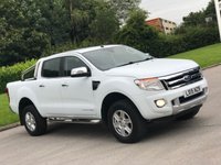 USED 2015 15 FORD RANGER 2.2 LIMITED 4X4 DCB TDCI 4d 148 BHP SAT NAV + LEATHER ** NO VAT **