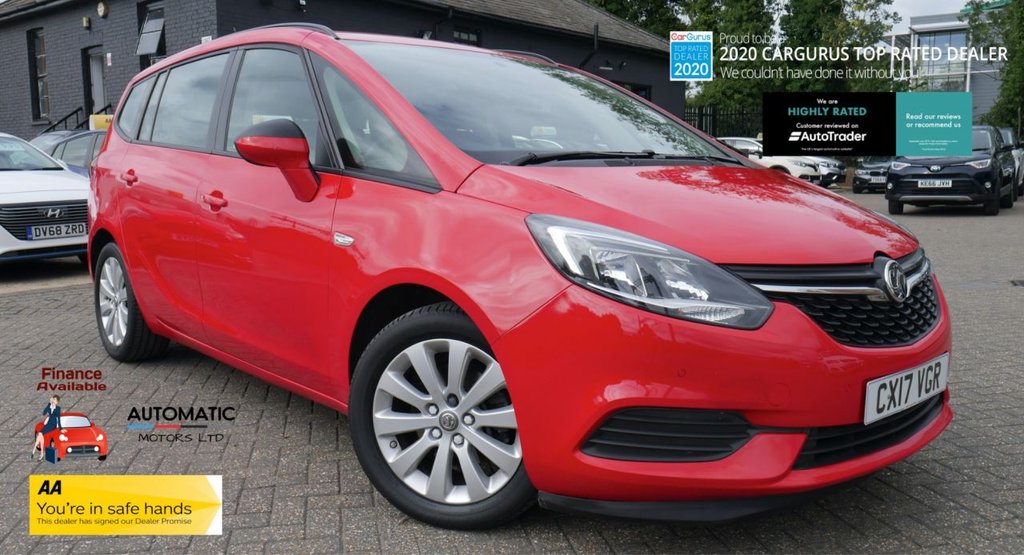 View our VAUXHALL ZAFIRA TOURER