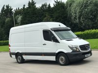 USED 2015 15 MERCEDES-BENZ SPRINTER 2.1 313 CDI MWB 129 BHP PARKING SENSORS +2 KEYS + HIGH ROOF