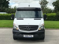 USED 2015 15 MERCEDES-BENZ SPRINTER 2.1 313 CDI MWB 129 BHP PARKING SENSORS +2 KEYS + HIGH ROOF