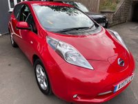 USED 2017 17 NISSAN LEAF 0.0 ACENTA 5d 109 BHP - 30 KWH, 1 Previous Owner, Full Service History, 39000 Miles and MOT till June 2022