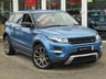 USED 2013 13 LAND ROVER RANGE ROVER EVOQUE 2.2 SD4 DYNAMIC LUX 5d 190 BHP Finished in MAURITIUS BLUE MET with contrasting EBONY BLACK HEATED LEATHER Trim. This top of the range Evoque comes from one of the most desirable brands on the market today. It is great looking, Fun to drive and a comfortable SUV that has features which include, PANORAMIC SUNROOF, DAB, 20" ALLOYS, SAT NAV, DAB, HEATED LEATHER MEMORY SEATS, POWER FOLDING MIRRORS. Dealer Serviced at 4 miles, 9963 miles, 16774 miles, 26336 miles, 31996 miles and at 54545 miles on 5/2/2020.