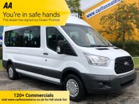 USED 2016 65 FORD TRANSIT 410 TDCi 125 L3 MINIBUS 14 SEAT H/R LOW MILEAGE RWD 