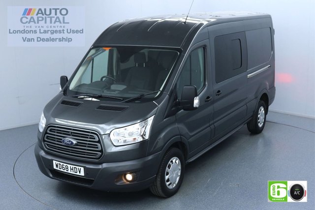 2018 68 FORD TRANSIT 2.0 350 Trend L3 H2 130 BHP 6 Seats Combi Euro 6 Low Emission