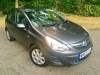 USED 2012 62 VAUXHALL CORSA 1.2 EXCLUSIV AC 5d 83 BHP ONLY 37,500 MILES WITH 1 LADY OWNER SINCE AUGUST 2013 BEAUTIFULLY KEPT CAR WITH FULL 'VAUXHALL MAIN DEALER SERVICE HISTORY AND LAST SERVICED @36,019 MILES,,LONG MOT