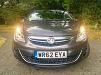 USED 2012 62 VAUXHALL CORSA 1.2 EXCLUSIV AC 5d 83 BHP ONLY 37,500 MILES WITH 1 LADY OWNER SINCE AUGUST 2013 BEAUTIFULLY KEPT CAR WITH FULL 'VAUXHALL MAIN DEALER SERVICE HISTORY AND LAST SERVICED @36,019 MILES,,LONG MOT