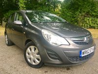 USED 2012 62 VAUXHALL CORSA 1.2 EXCLUSIV AC 5d 83 BHP ONLY 37,500 MILES WITH 1 LADY OWNER SINCE AUGUST 2013 BEAUTIFULLY KEPT CAR WITH FULL 'VAUXHALL MAIN DEALER SERVICE HISTORY AND LAST SERVICED @36,019 MILES,,LONG MOT